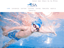 Tablet Screenshot of eliteswimmingacademy.co.uk